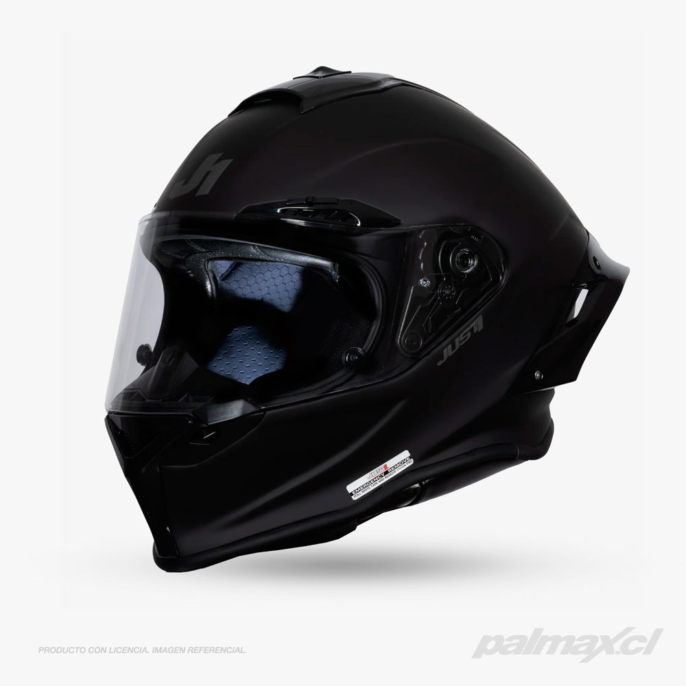 Casco integral de carrera multi-compuesto modelo J-GPR Black Matt | Just 1 Racing